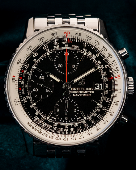 2020 Breitling Navitimer Chronograph 41MM Black Dial Steel Bracelet (A13324121B1A1)