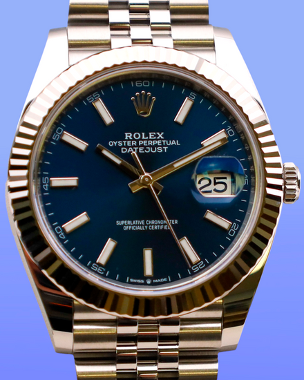 2025 Rolex Datejust 41MM Blue Dial Jubilee Bracelet (126334)