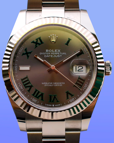 2026 Rolex Datejust "Wimbledon" 41MM Slate Dial Oyster Bracelet (126334)