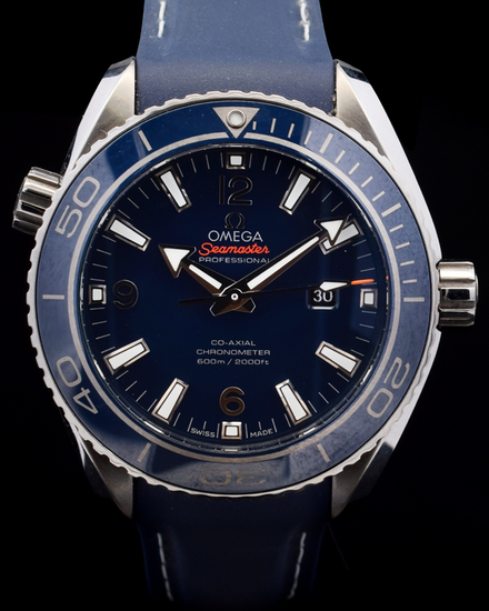 Omega Seamaster Planet Ocean 600M 37.5MM Blue Dial Rubber Strap (232.92.38.20.03.001)