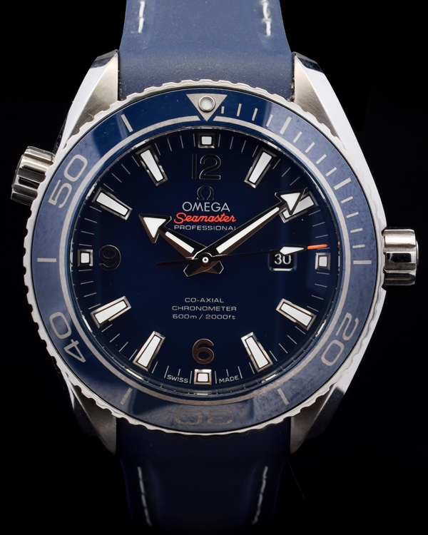 Omega Seamaster Planet Ocean 600M 37.5MM Blue Dial Rubber Strap (232.92.38.20.03.001)