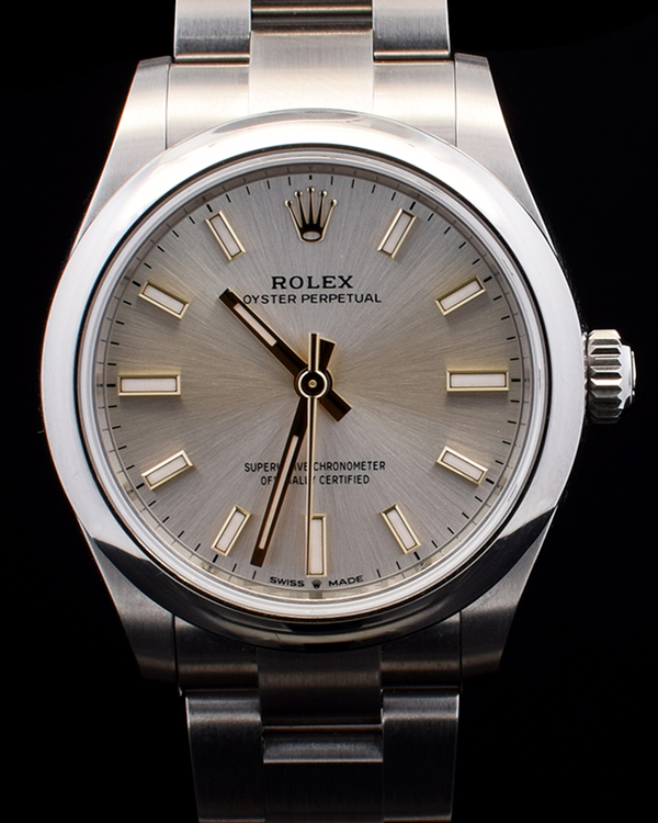 2025 Rolex Oyster Perpetual 31MM Silver Dial Oyster Bracelet (277200)