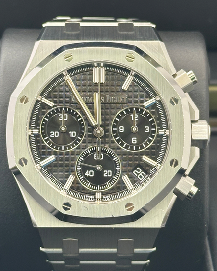2022 Audemars Piguet Royal Oak Chronograph "50th Anniversary" 41MM Black Dial Steel Bracelet (26240ST.OO.1320ST.02)