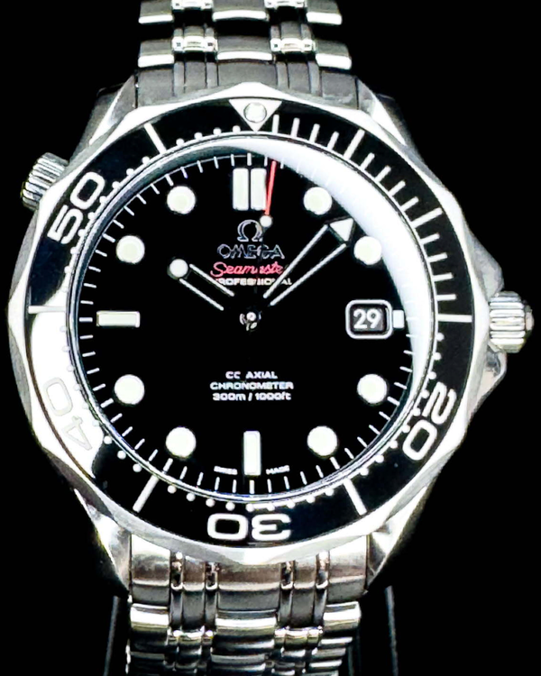 No Reserve - 2018  Omega Seamaster Diver 300M 41MM Black Dial Steel Bracelet (212.30.41.20.01.003)