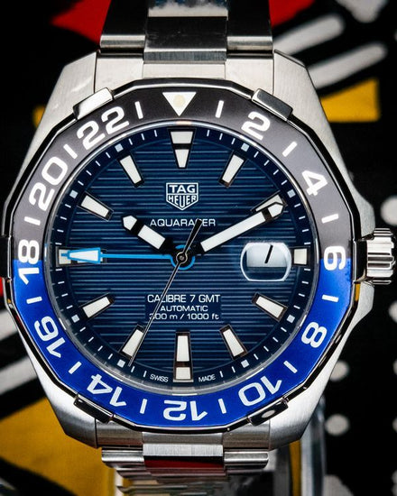 2023 Tag Heuer Aquaracer 300M 43MM Blue Dial Steel Bracelet (WAY201T.BA0927)