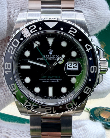 2009 Rolex GMT-Master II 40MM Black Dial Oyster Bracelet (116710LN)