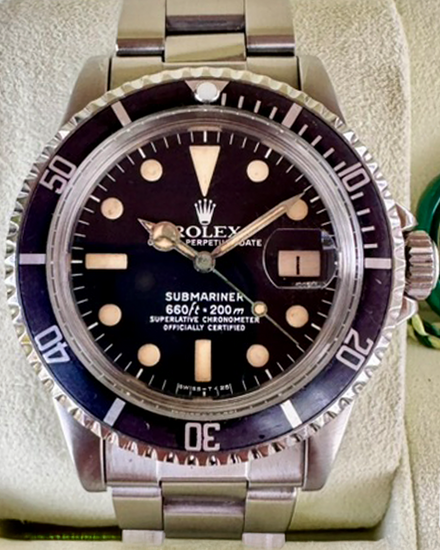 1978 Rolex Submariner Date 40MM Black Dial Oyster Bracelet (1680)