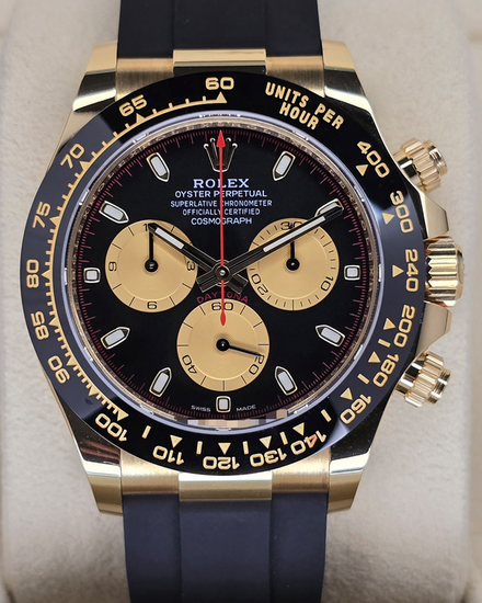 2022 Rolex Cosmograph Daytona 40MM Black Dial Oysterflex Strap (116518LN)