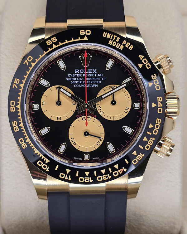 2022 Rolex Cosmograph Daytona 40MM Black Dial Oysterflex Strap (116518LN)