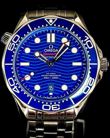 No Reserve - 2022 Omega Seamaster Diver 300M 42MM Blue Dial Steel Bracelet (210.30.42.20.03.001)