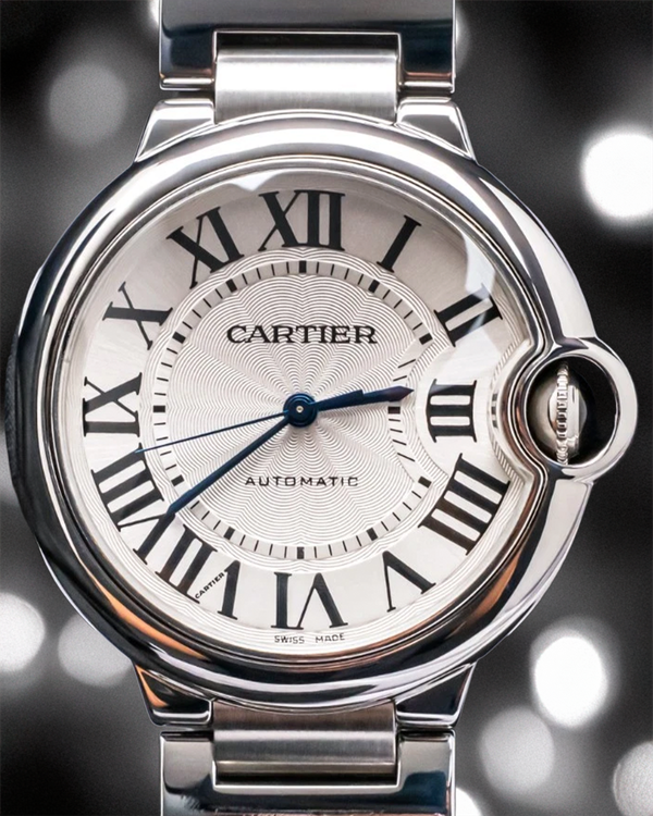 Cartier Ballon Bleu 36MM Silver Dial Steel Bracelet (W6920046)