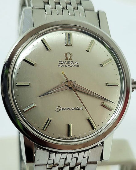 Omega Seamaster Automatic Vintage 34MM Silver Dial Steel Bracelet (165.003)
