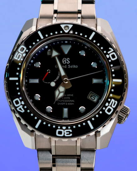 2020 Grand Seiko Sport "60th Anniversary" L.E. 46.9MM Blue Dial Titanium Bracelet (SLGA001)
