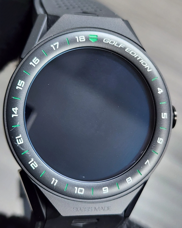2019 Tag Heuer Connected Modular 45MM Quartz Black Dial Rubber Strap (SBF8A8031.82EB017)