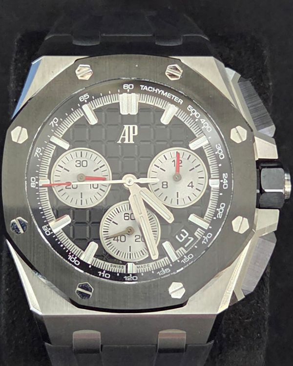 Audemars Piguet Royal Oak Offshore Chronograph 43MM Black Dial Rubber Strap (26420SO.OO.A002CA.01)