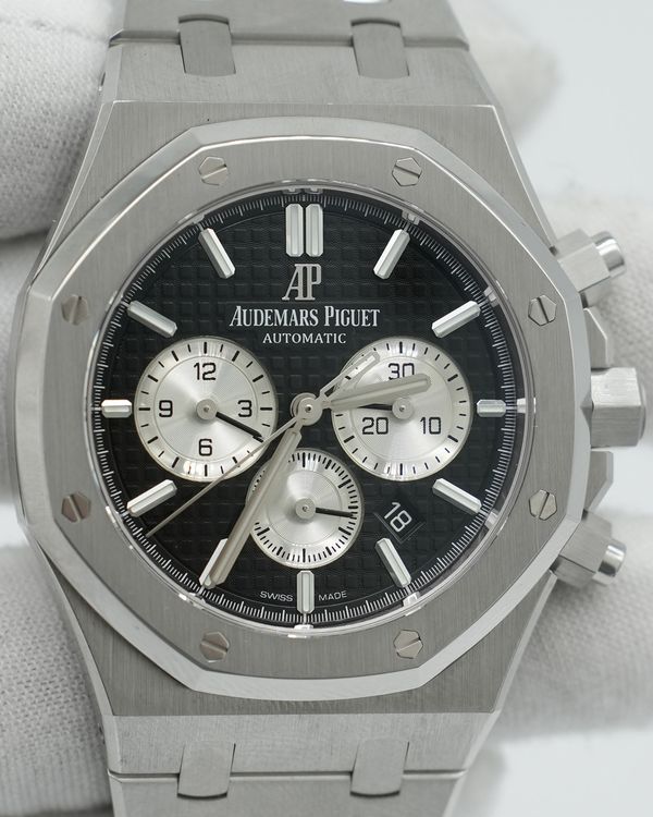 2021 Audemars Piguet Royal Oak Chronograph 41MM Black Dial Steel Bracelet (26331ST.OO.1220ST.02)