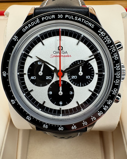 2018 Omega Speedmaster Anniversary Series L.E. 39.7MM Silver Dial Leather Strap (311.32.40.30.02.001)