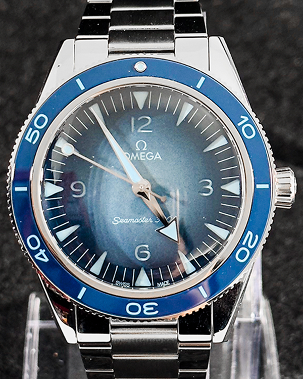 No Reserve - 2023 Omega Seamaster Diver 300M 75th Anniversary "Summer Blue" 41MM Blue Dial Steel Bracelet (234.30.41.21.03.002)
