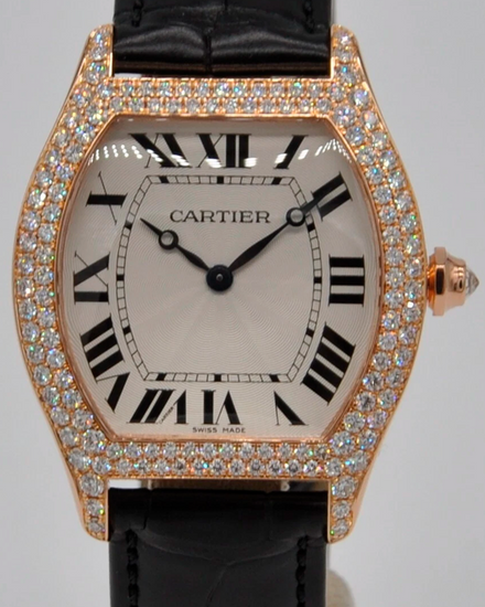 2022 Cartier Tortue 43MM White Dial Leather Strap (WA503951)