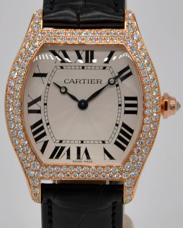 2022 Cartier Tortue 43MM White Dial Leather Strap (WA503951)