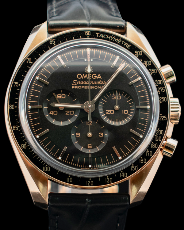 2022 Omega Speedmaster Professional Moonwatch 42MM Black Dial Leather Strap (310.63.42.50.01.001)