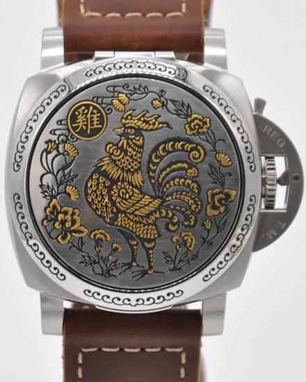 2018 Panerai Luminor Sealand L. E. 44MM Silver Dial Leather Strap (PAM00852)