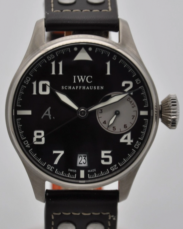 IWC Schaffhausen Pilot "Antoine De Saint Exupéry" L. E. 46MM Brown Dial Leather Strap (IW500420)