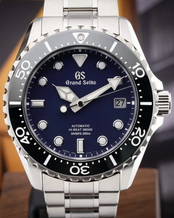 2025 Grand Seiko Sport GMT 43.8MM Blue Dial Steel Bracelet (SBGH289)