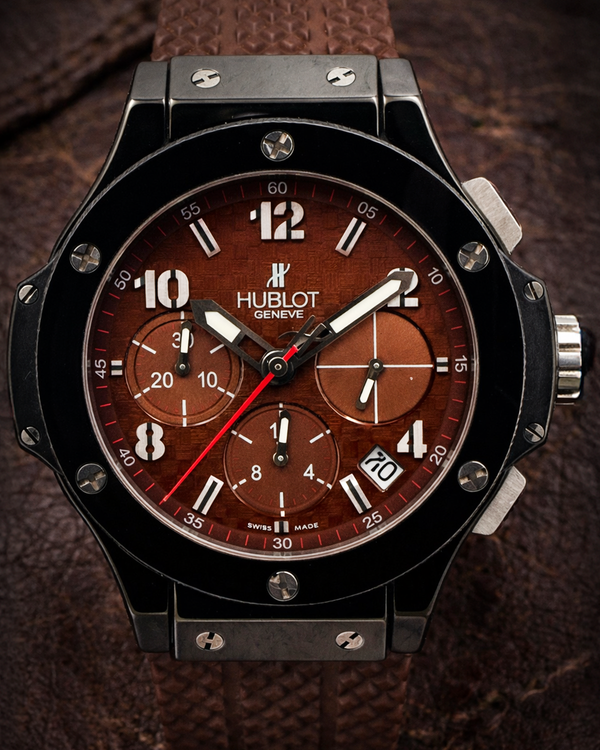 2007 Hublot Big Bang L.E. 41MM Brown Dial Rubber Strap (341.CB.1001.RX)