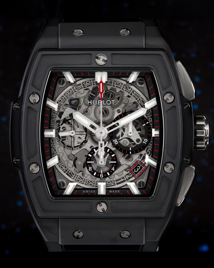 2021 Hublot Spirit Of Big Bang "Black Magic" 42MM Skeleton Dial Rubber Strap (641.CI.0173.RX)
