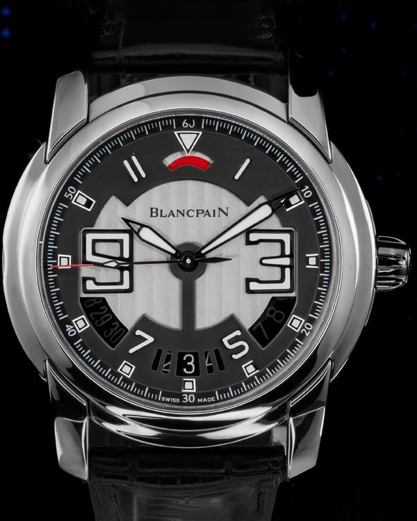 2014 Blancpain L-Evolution 43.5MM Grey Dial Leather Strap (8805-1134-53B)
