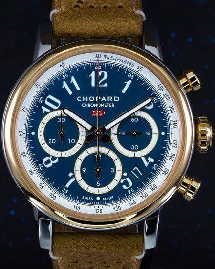 2025 Chopard Mille Miglia 40.5MM Blue Dial Leather Strap (168619-4001)