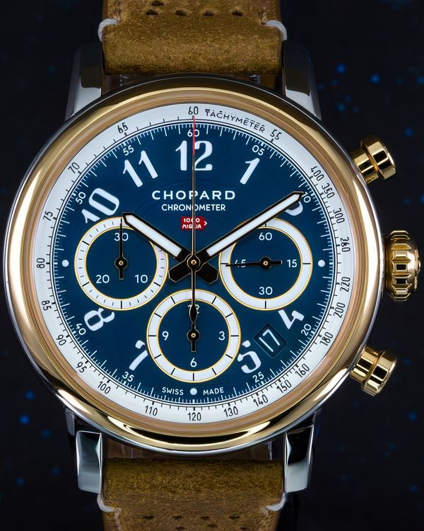 2025 Chopard Mille Miglia 40.5MM Blue Dial Leather Strap (168619-4001)