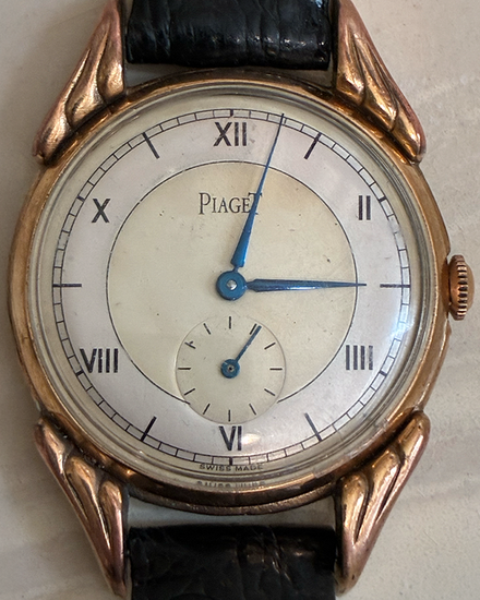 Piaget Vintage 35MM Cream Dial Leather Strap (3503)