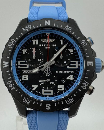 2025 Breitling Endurance Pro 38MM Quartz Black Dial Rubber Strap (X83310281B1S1)