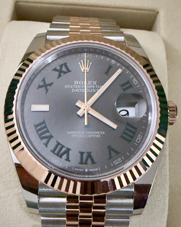 2025 Rolex Datejust "Wimbledon" 41MM Slate Dial Two-Tone Jubilee Bracelet (126331)