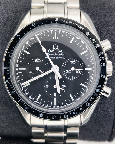 Omega Speedmaster Professional Moonwatch 42MM Black Dial Steel Bracelet (311.33.42.30.01.001)