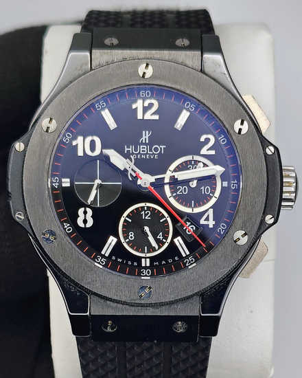 Hublot Big Bang Black Magic 44MM Black Dial Rubber Strap (301.CX.130.RX)
