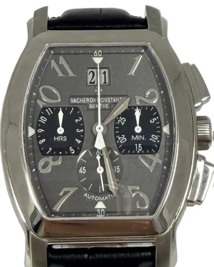 Vacheron Constantin Royal Eagle Chronograph 37MM Grey Dial Leather Strap (49145/000A-9057)