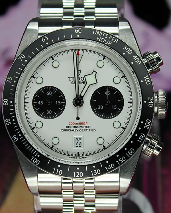 2025 Tudor Black Bay Chrono "Panda" 41MM White Dial Steel Bracelet (79360N)