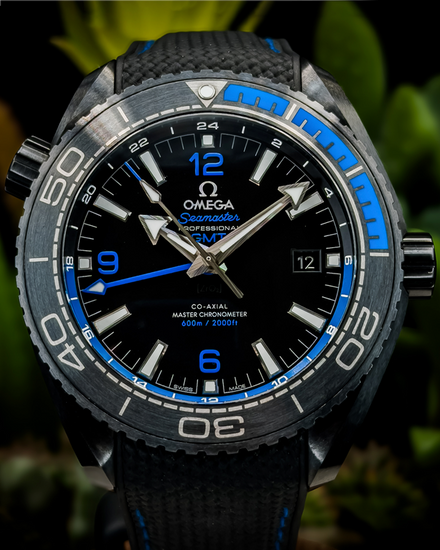 2020 Omega Seamaster Planet Ocean 600M "Deep Black" 45.5MM Black Dial Rubber Strap (215.92.46.22.01.002)
