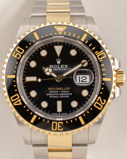 2024 Rolex Sea-Dweller 43MM Black Dial Two-Tone Oyster Bracelet (126603)