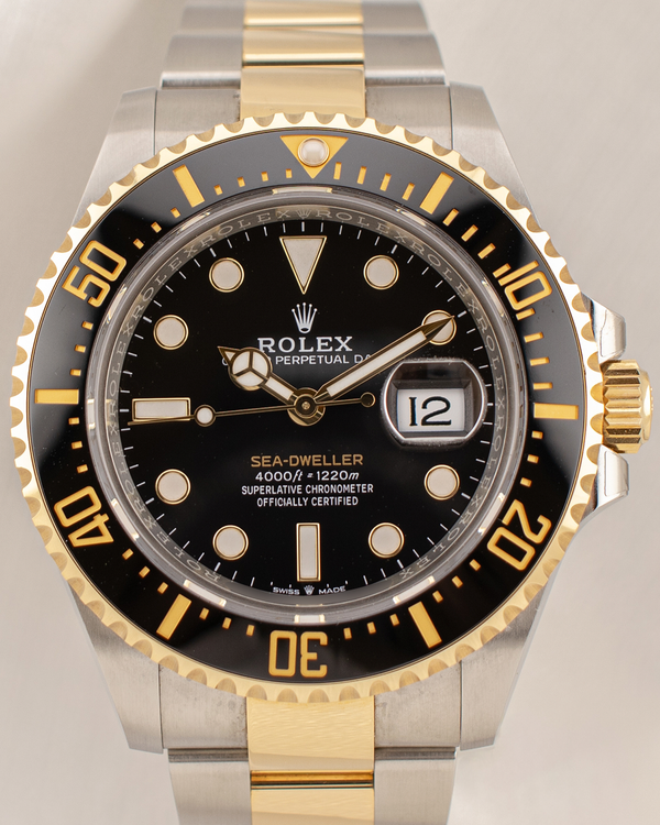 2024 Rolex Sea-Dweller 43MM Black Dial Two-Tone Oyster Bracelet (126603)