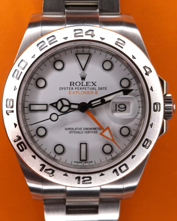 Rolex Explorer II "Polar" 42MM White Dial Oyster Bracelet (216570)