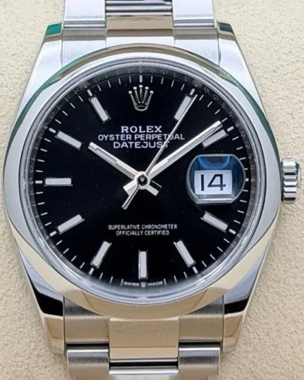 2020 Rolex Datejust 36MM Black Dial Oyster Bracelet (126200)