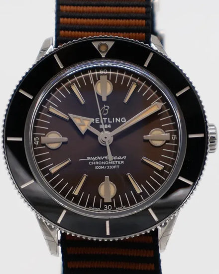 2024 Breitling Superocean Heritage '57 Outerknown 42MM Brown Dial Textile Strap (A10370)