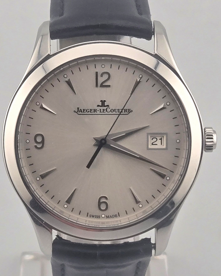 2018 Jaeger-LeCoultre Master Control Date 39MM Silver Dial Leather Strap (Q1548420)
