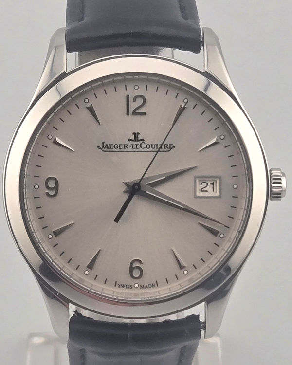 2018 Jaeger-LeCoultre Master Control Date 39MM Silver Dial Leather Strap (Q1548420)