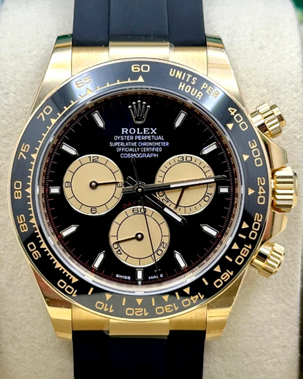2025 Rolex Cosmograph Daytona "Paul Newman" 40MM Black Dial Rubber Strap (126518LN)