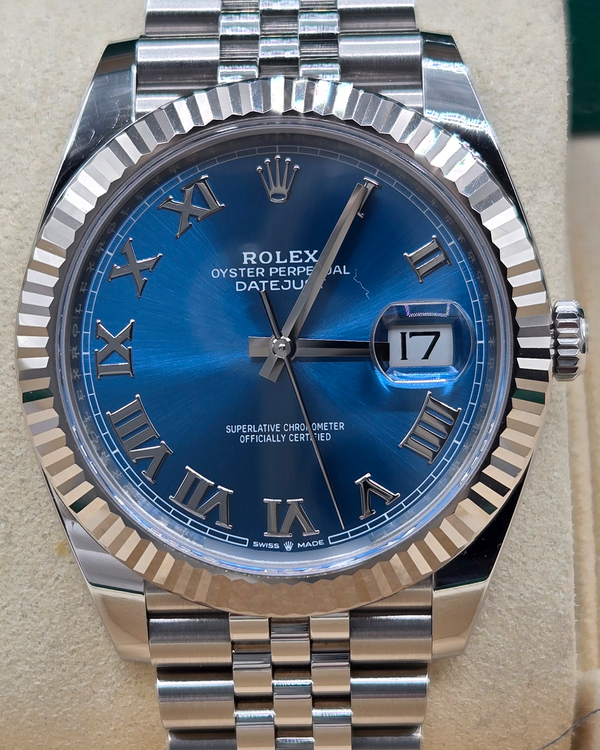 2024 Rolex Datejust 41MM Blue Dial Jubilee Bracelet (126334)
